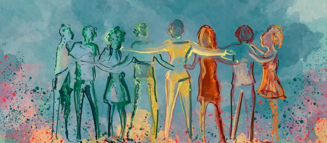Group of people standing together